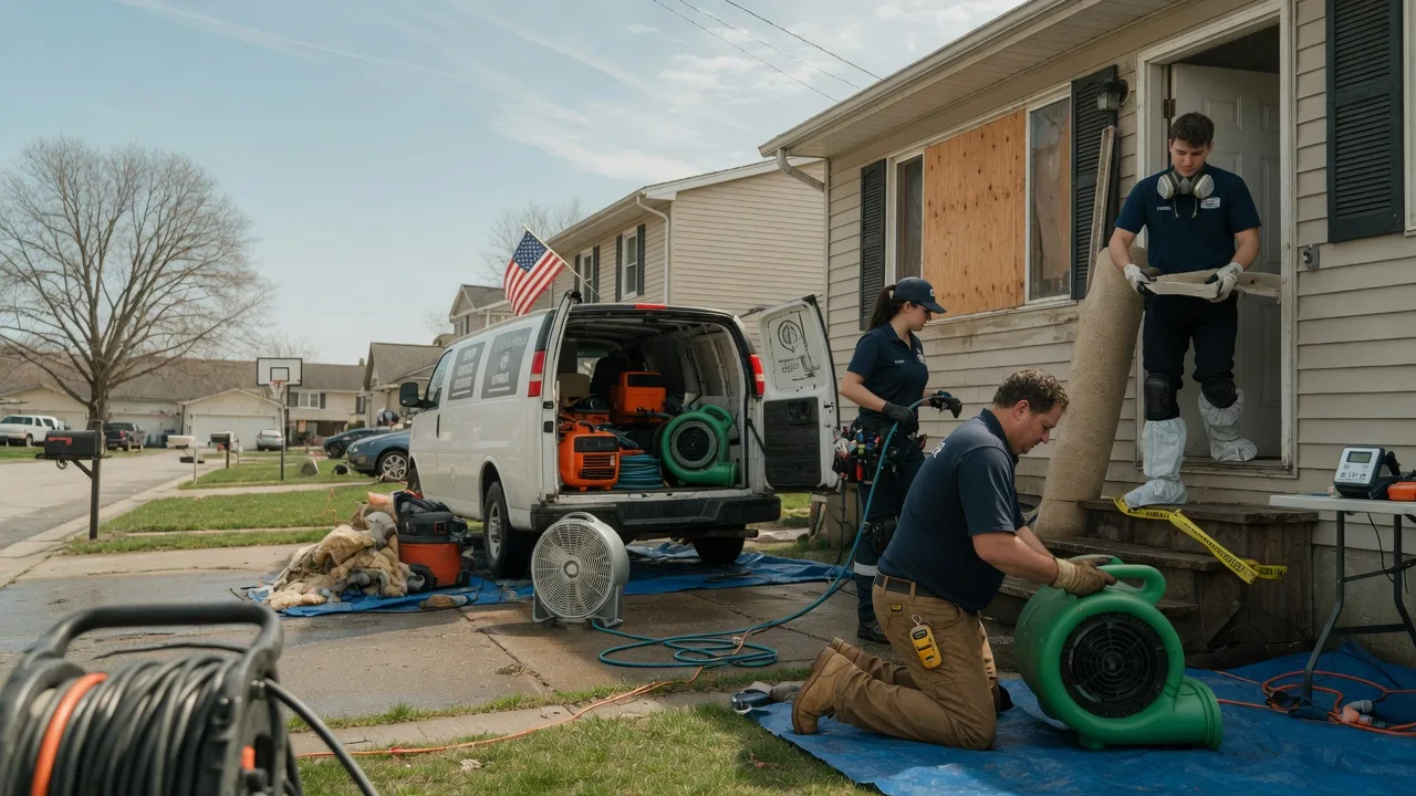 Water Damage Restoration in Deerfield, MI near me